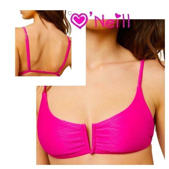 O’Neill Saltwater Solids Bikini Top - Picture 1 of 7